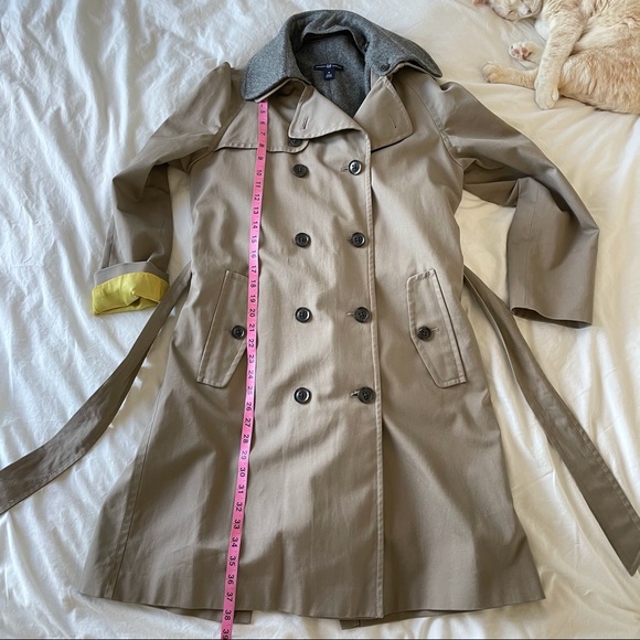 GAP NWOT 2-in-1 Classic Trench Coat - Picture 4 of 15